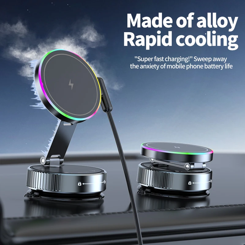 15W Wireless Car Charger Phone - Vacuum Chamber Small review and price