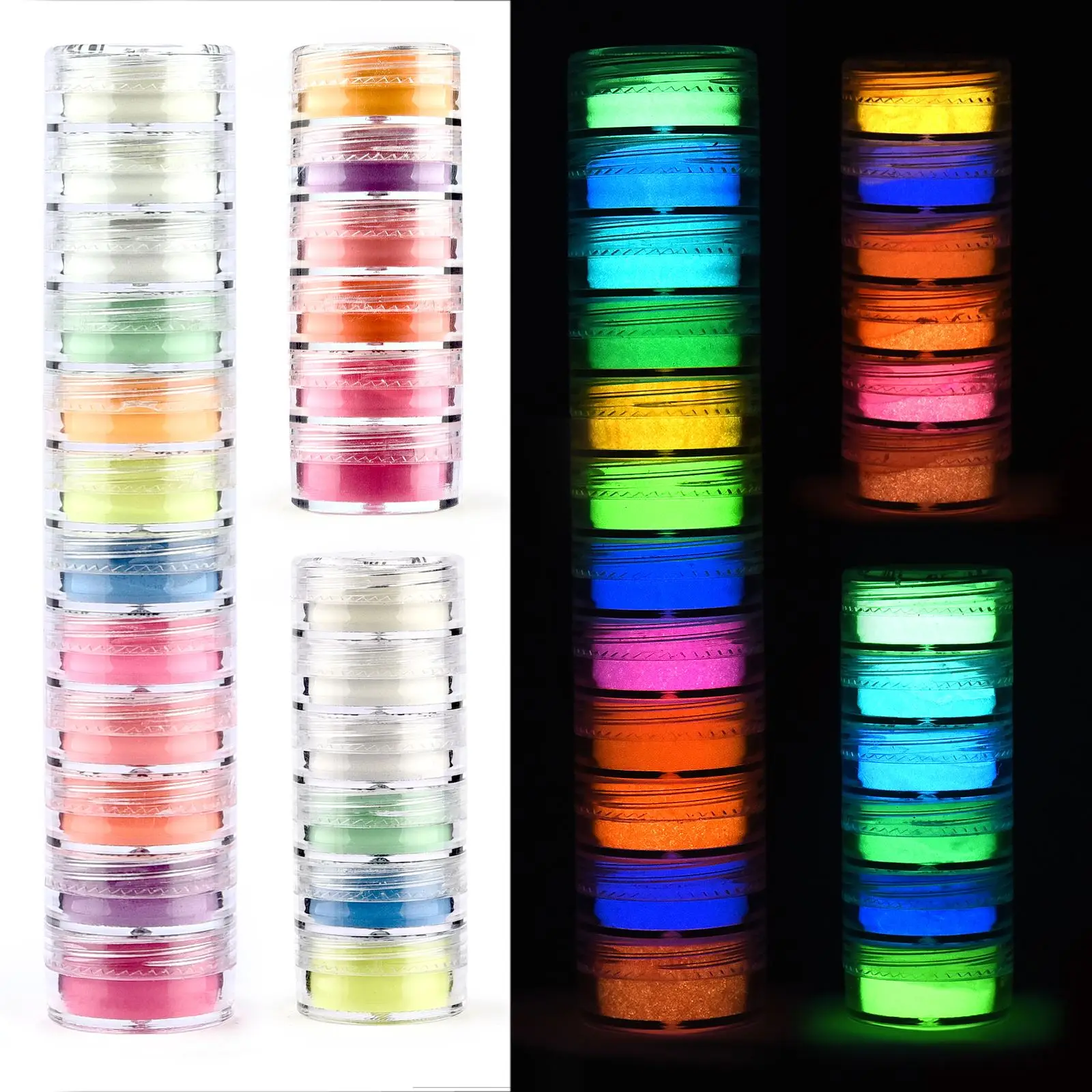6 Colors/Set Luminous Powder R - Resin Pigment Set review and price