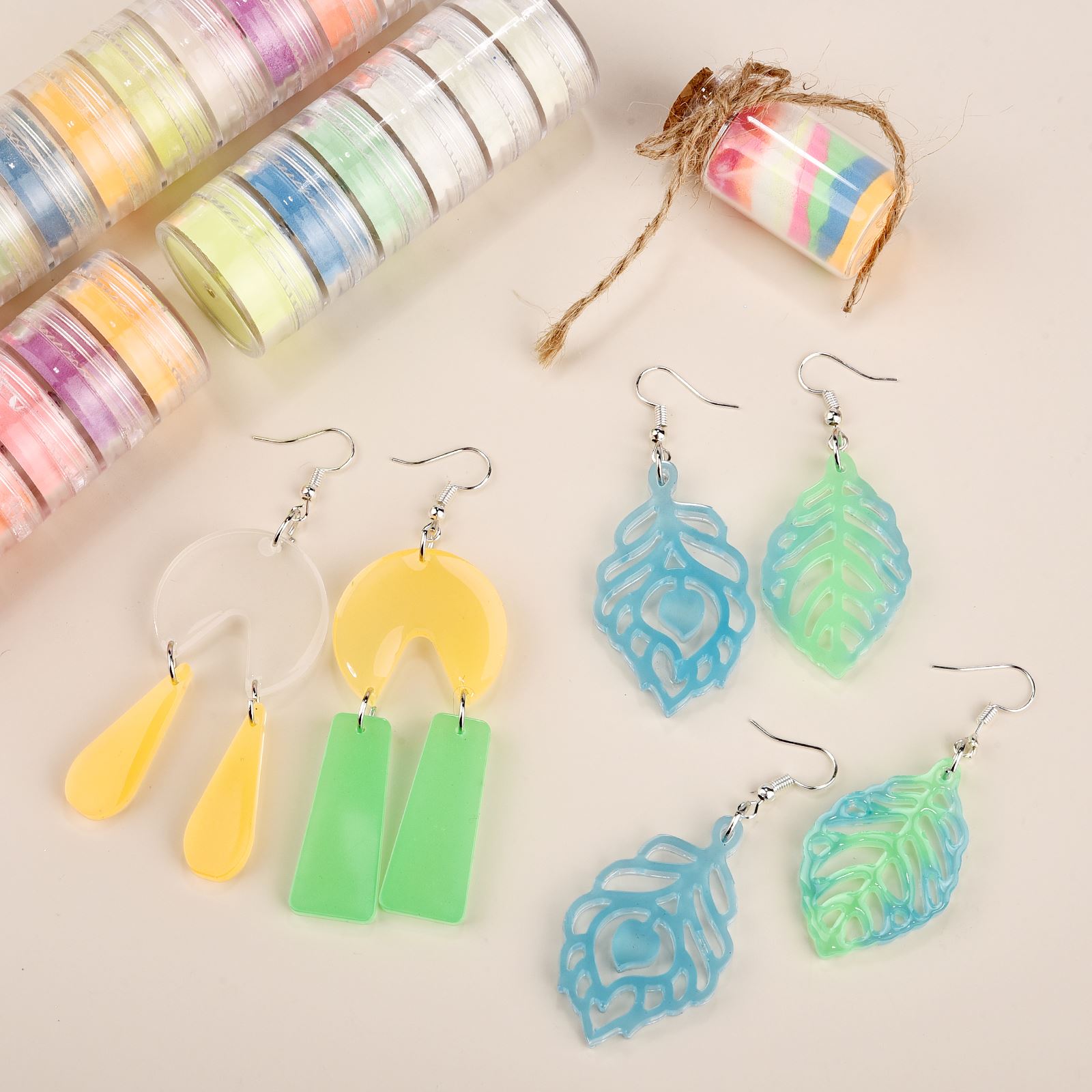 6 Colors/Set Luminous Powder R - Resin Pigment Set review and price